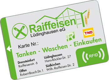 Raiffeisen Lüdinghausen eG Tankkarte